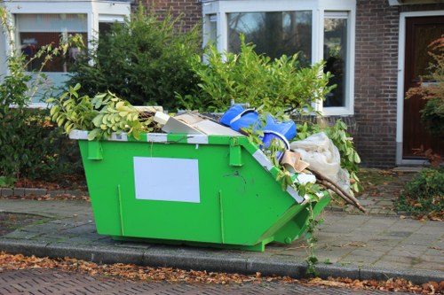Inspection of waste containers and insurance documentation for commercial waste removal